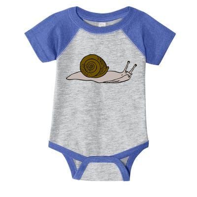 Just Really Like Snails Snail Lover Gift Infant Baby Jersey Bodysuit