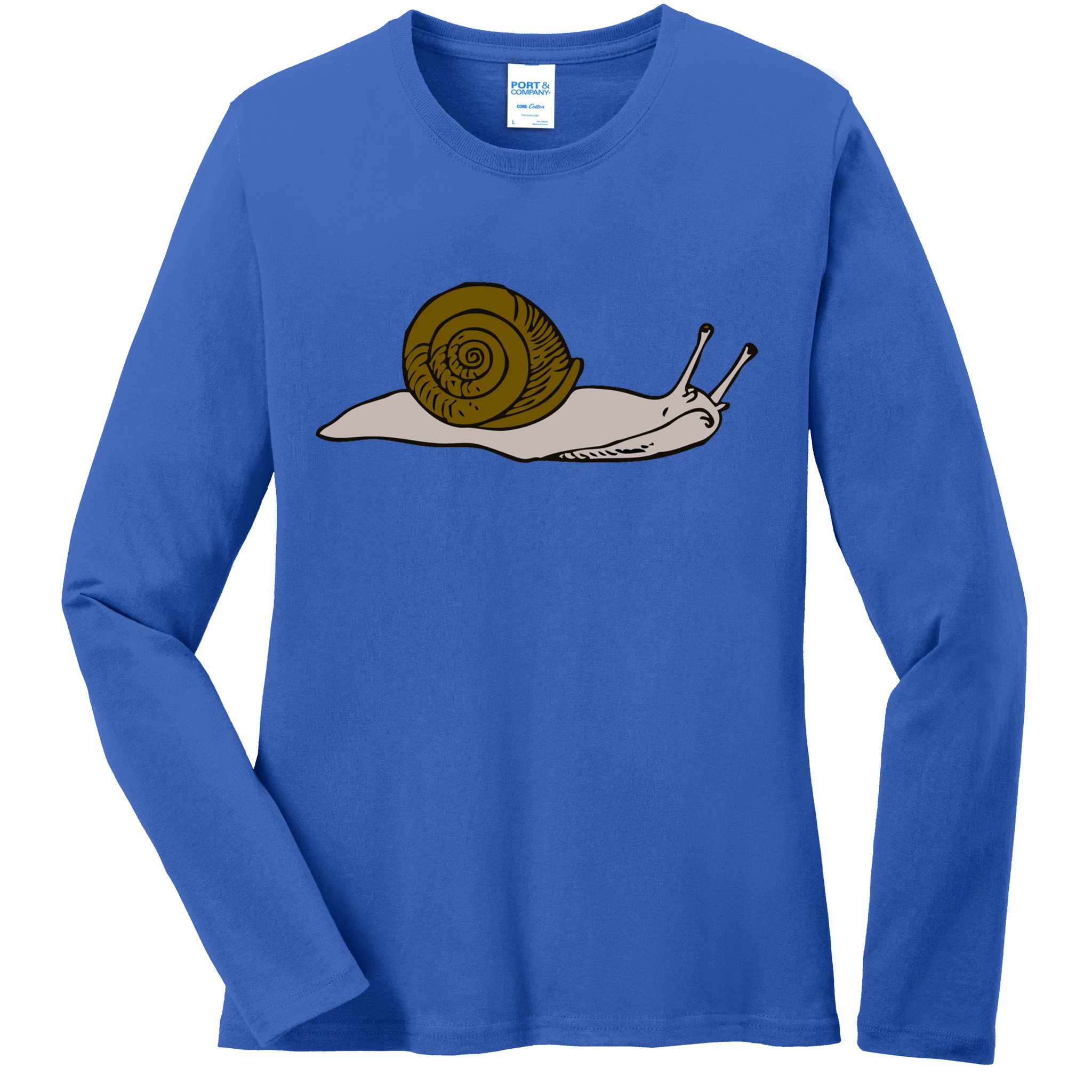 Just Really Like Snails Snail Lover Gift Ladies Long Sleeve Shirt