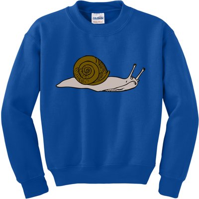Just Really Like Snails Snail Lover Gift Kids Sweatshirt
