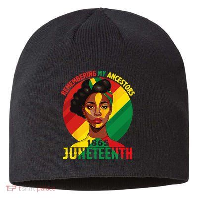 Juneteenth Remebering My Ancestors Black Sustainable Beanie