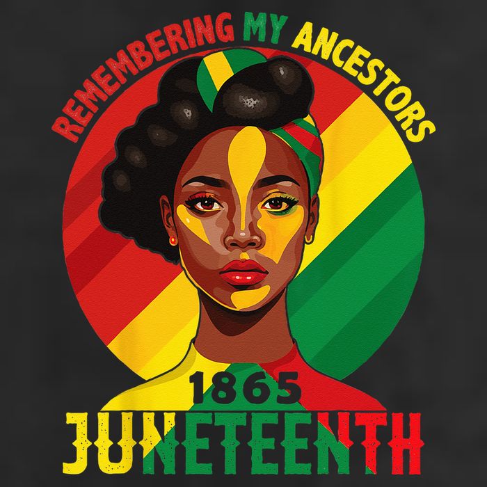 Juneteenth Remebering My Ancestors Black Golf Towel