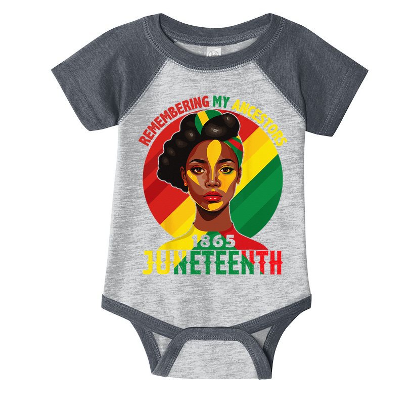 Juneteenth Remebering My Ancestors Black Infant Baby Jersey Bodysuit