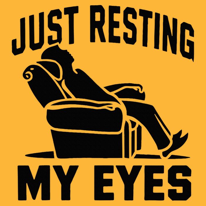 Just Resting My Eyes Dad Recliner Fathers Im Not Sleeping Pom Pom 12in Knit Beanie