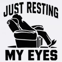 Just Resting My Eyes Dad Recliner Fathers Im Not Sleeping Sustainable Bucket Hat
