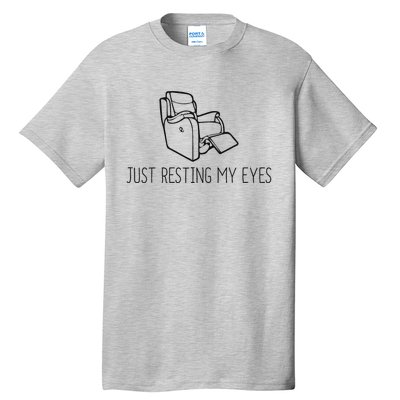 Just Resting My Eyes Funny Dad  Funny FatherS Day Tall T-Shirt