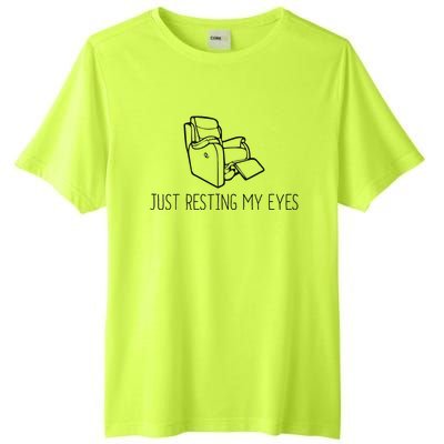 Just Resting My Eyes Funny Dad  Funny FatherS Day Tall Fusion ChromaSoft Performance T-Shirt