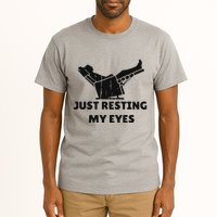 Just Resting My Eyes Funny Dad Recliner Happy FatherS Day Tall T-Shirt