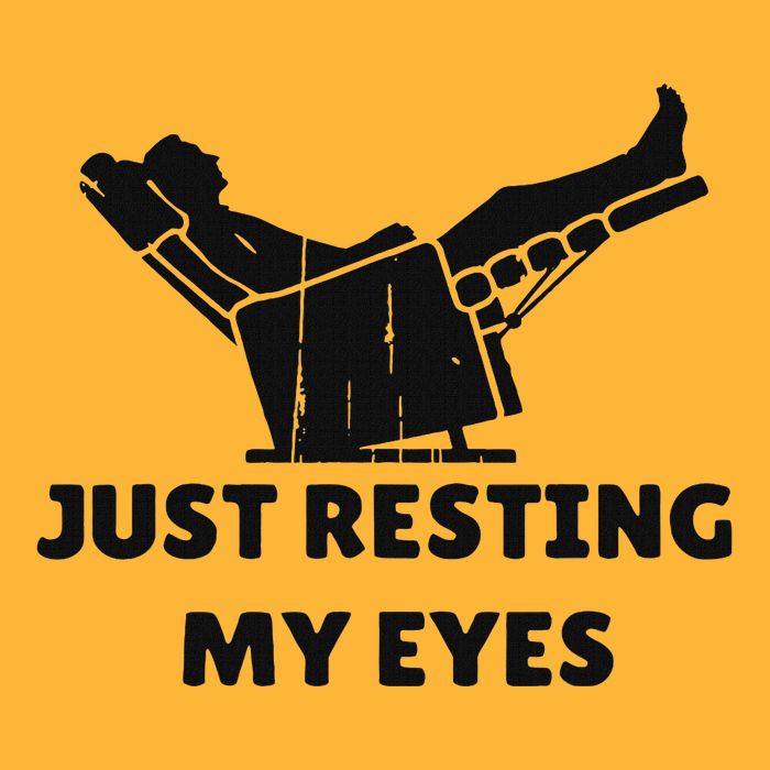 Just Resting My Eyes Funny Dad Recliner Happy FatherS Day Sustainable Knit Beanie