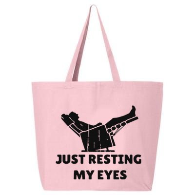 Just Resting My Eyes Funny Dad Recliner Happy FatherS Day 25L Jumbo Tote