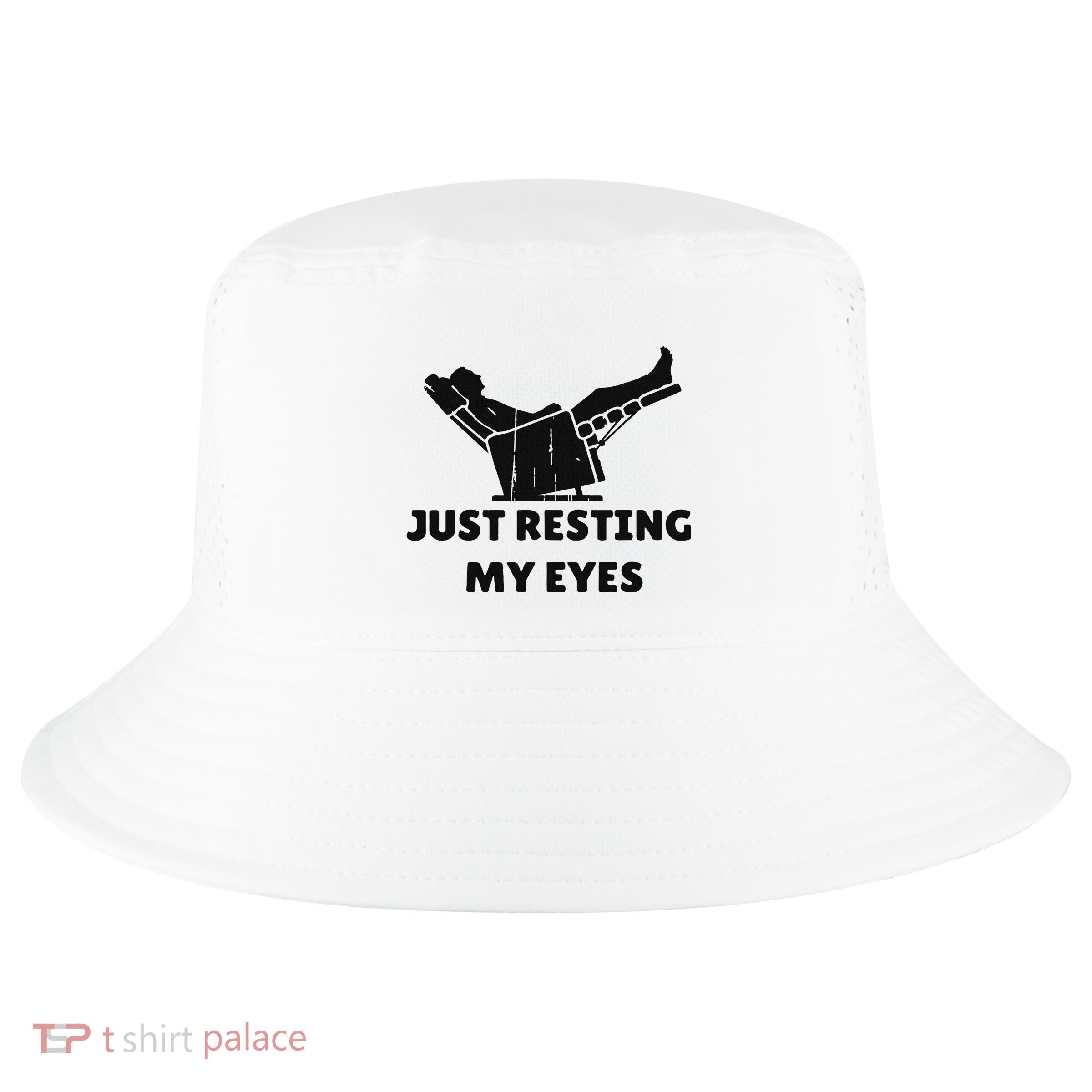 Just Resting My Eyes Funny Dad Recliner Happy FatherS Day Cool Comfort Performance Bucket Hat