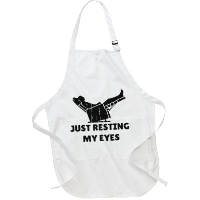 Just Resting My Eyes Funny Dad Recliner Happy FatherS Day Apron