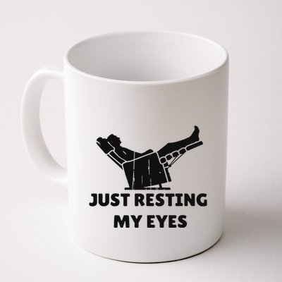 Just Resting My Eyes Funny Dad Recliner Happy FatherS Day Mug