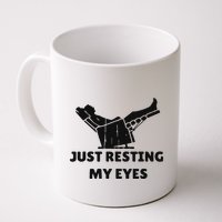 Just Resting My Eyes Funny Dad Recliner Happy FatherS Day Mug