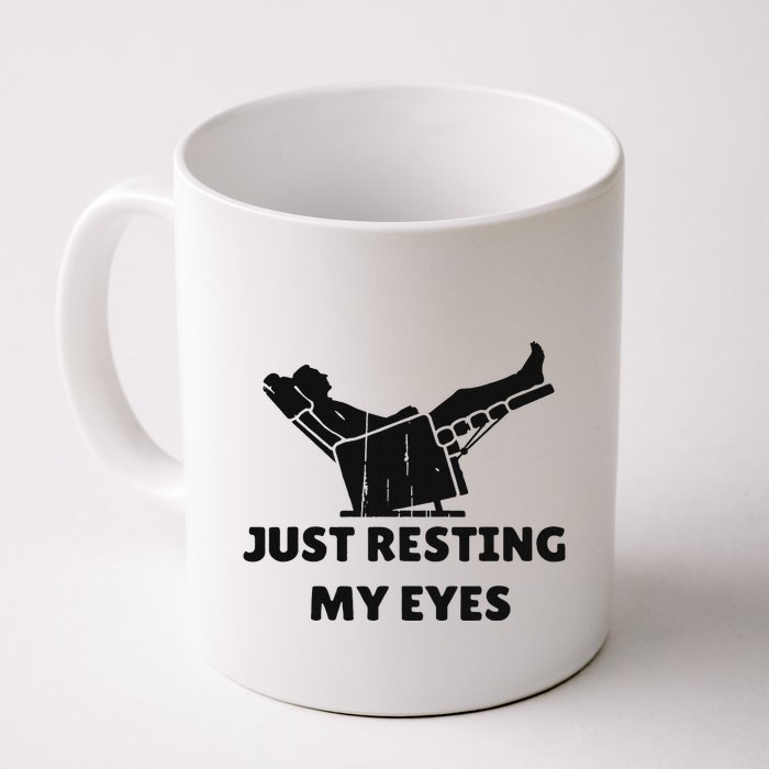 Just Resting My Eyes Funny Dad Recliner Happy FatherS Day Mug