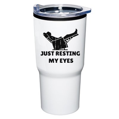 Just Resting My Eyes Funny Dad Recliner Happy FatherS Day Tumbler