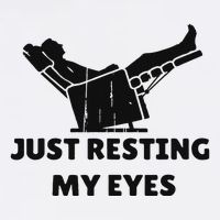 Just Resting My Eyes Funny Dad Recliner Happy FatherS Day Short Acrylic Beanie