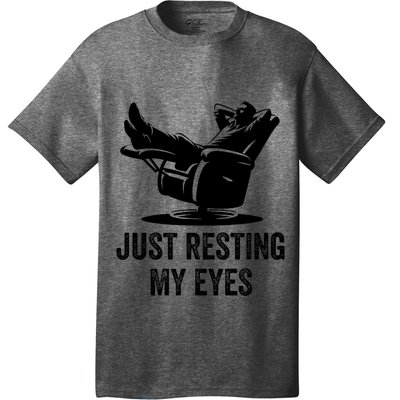 Just Resting My Eyes Funny Dad  Funny FatherS Day T-Shirt