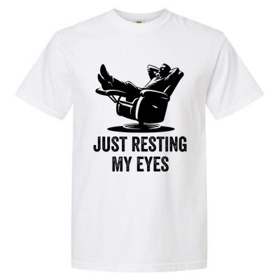 Just Resting My Eyes Funny Dad  Funny FatherS Day Garment-Dyed Heavyweight T-Shirt