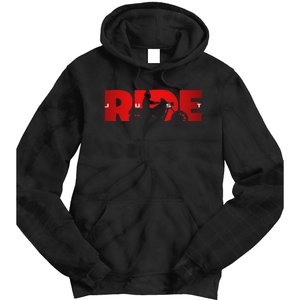 Just Ride Motorcycle Apparel Biker Motorcycle Tie Dye Hoodie