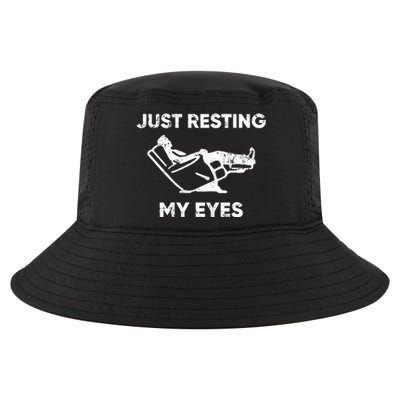 Just Resting My Eyes Cool Comfort Performance Bucket Hat