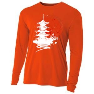 Japanese Red Moon Cooling Performance Long Sleeve Crew