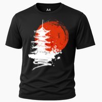 Japanese Red Moon Cooling Performance Crew T-Shirt