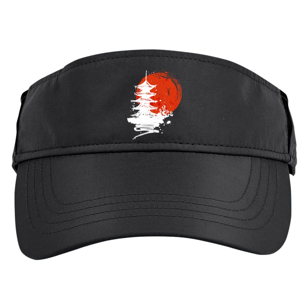Japanese Red Moon Adult Drive Performance Visor