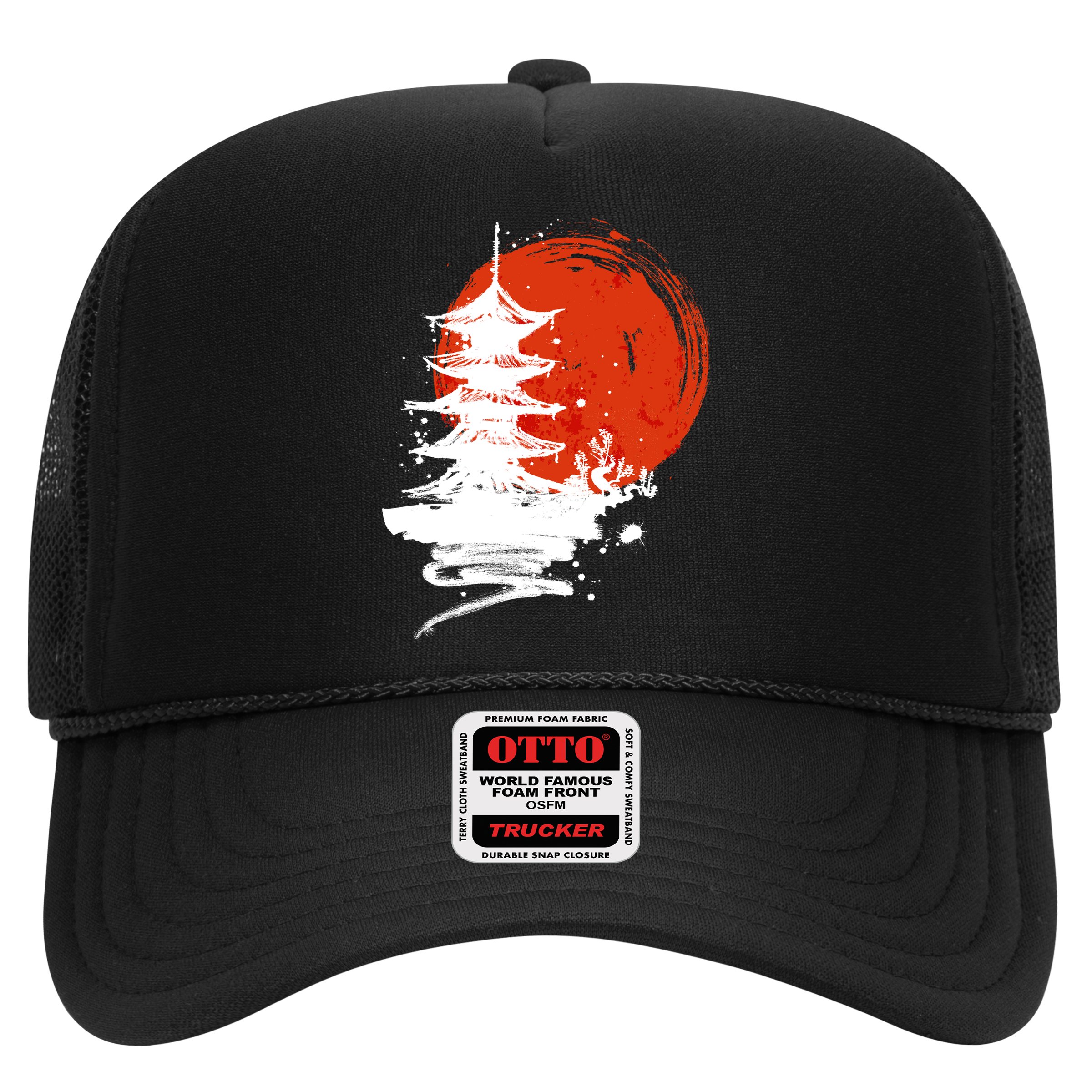Japanese Red Moon Hat