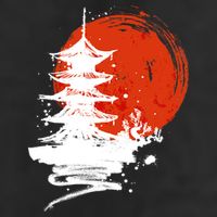 Japanese Red Moon Hat