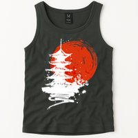 Japanese Red Moon Tank Top