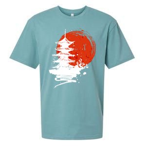 Japanese Red Moon Sueded Cloud Jersey T-Shirt