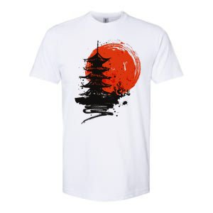 Japanese Red Moon Softstyle CVC T-Shirt