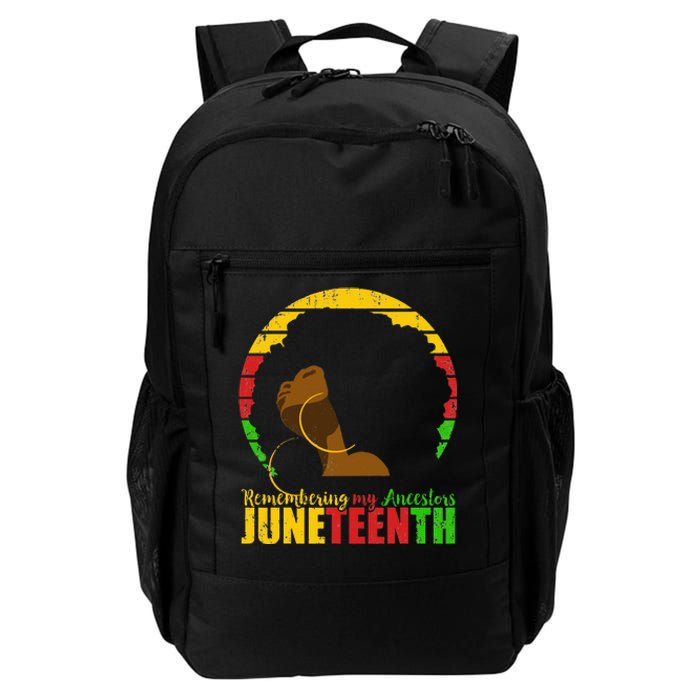 Juneteenth Remembering My Ancestors Black Freedom Daily Commute Backpack