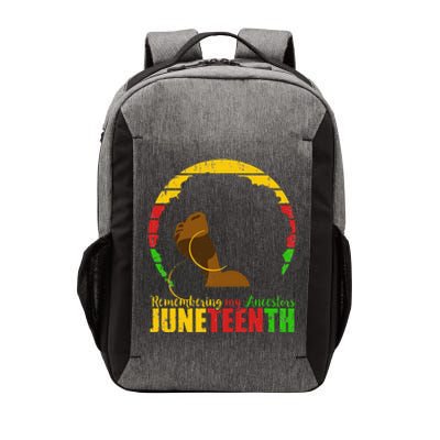 Juneteenth Remembering My Ancestors Black Freedom Vector Backpack