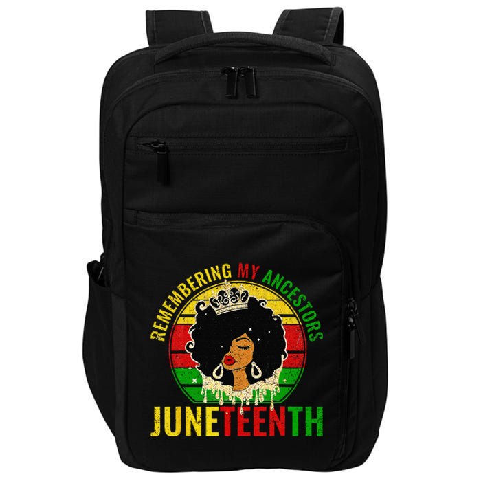 Juneteenth Remembering My Ancestors Black Freedom Impact Tech Backpack