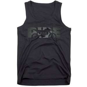 Just Ride Motocross Dirt Bike Dirt Bike Motocross Tank Top