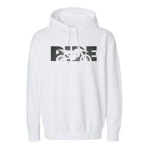 Just Ride Motocross Dirt Bike Dirt Bike Motocross Garment-Dyed Fleece Hoodie