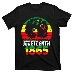 Juneteenth Remembering My Ancestors Black Freedom T-Shirt