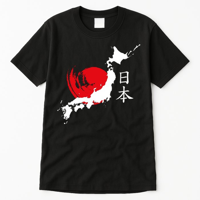 Japan Red Moon Tall T-Shirt