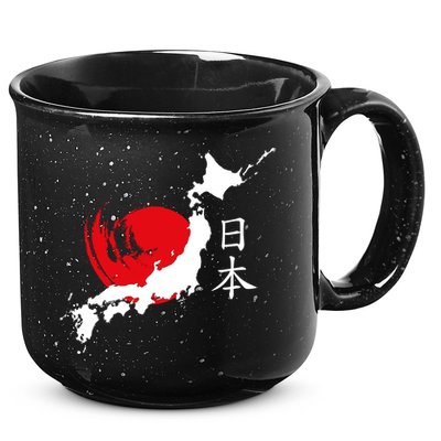 Japan Red Moon 15oz Campfire Ceramic Mug