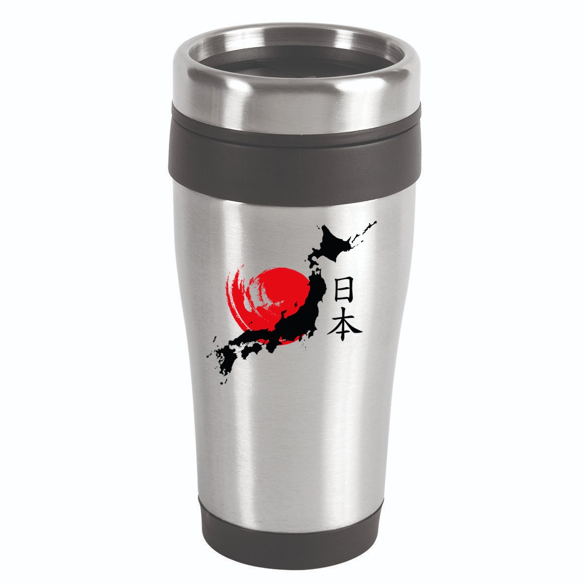 Japan Red Moon 16oz Travel Tumbler