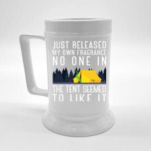 Just Released My Own Fragrance Funny Camping Lover Camper Gift Beer Stein