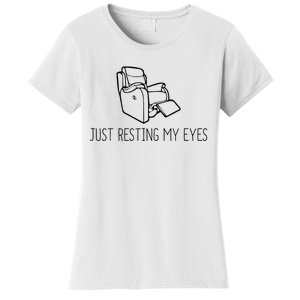 Just Resting My Eyes Funny Dad Women's T-Shirt