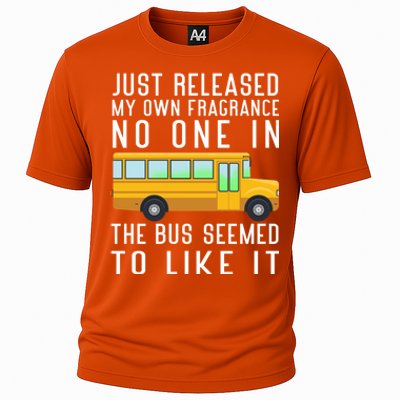 Just Released My Own Fragrance Funny School Bus Driver Cute Gift Cooling Performance Crew T-Shirt