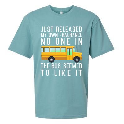 Just Released My Own Fragrance Funny School Bus Driver Cute Gift Sueded Cloud Jersey T-Shirt