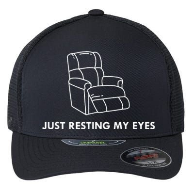 Just Resting My Eyes Flexfit Unipanel Trucker Cap