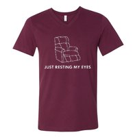 Just Resting My Eyes V-Neck T-Shirt