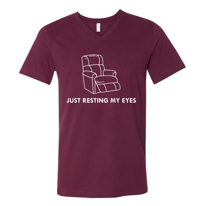 Just Resting My Eyes V-Neck T-Shirt