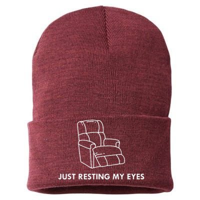 Just Resting My Eyes Sustainable Knit Beanie