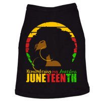 Juneteenth Remembering My Ancestors Black Freedom Doggie Tank